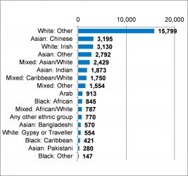 Figure 4.2 Devon Population by Ethnicity 2011 2