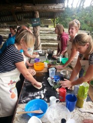 People taking part in the food for life project