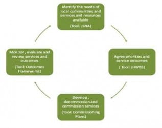 Figure 6 The Commissoning Cycle for Devon Health and Wellbeing